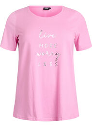 FLASH - T-shirt met motief, Roze