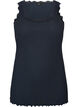 Top met kant, Blauw, Packshot image number 0