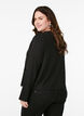 Cardigan met decoratieve knopen en lange mouwen, Black, Model image number 1