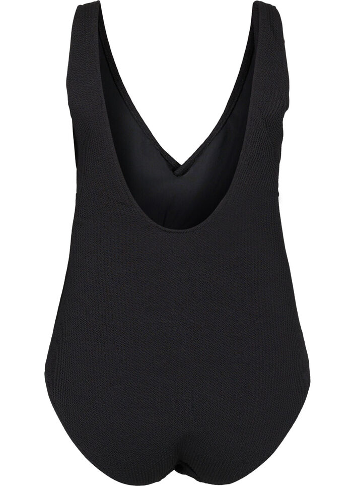 Badpak met wikkeleffect, Black, Packshot image number 1