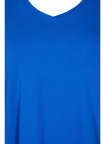 Basic t-shirt in effen kleur met katoen, Skydiver, Packshot image number 2