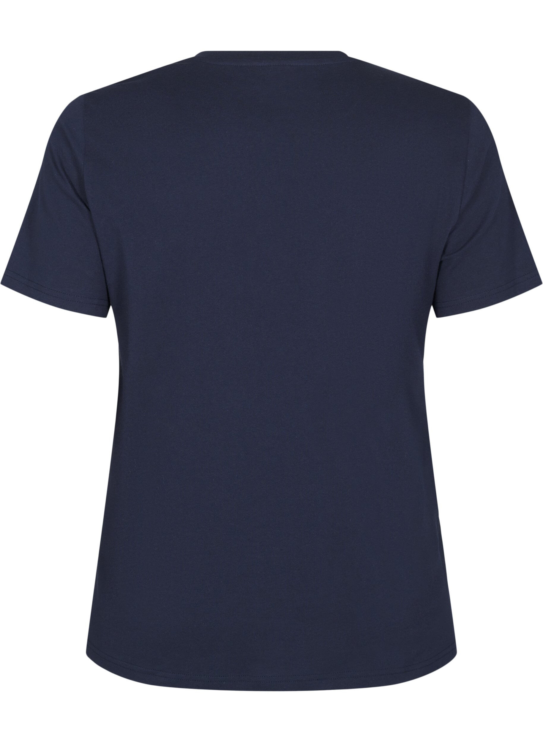 Zizzi Biologisch katoenen T-shirt met print, Night Sky Printet, Packshot image number 1