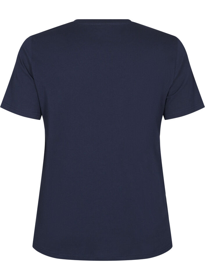 Biologisch katoenen T-shirt met print, Night Sky Printet, Packshot image number 1