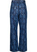 Emily jeans met slangenprint, Blauw, Packshot image number 1