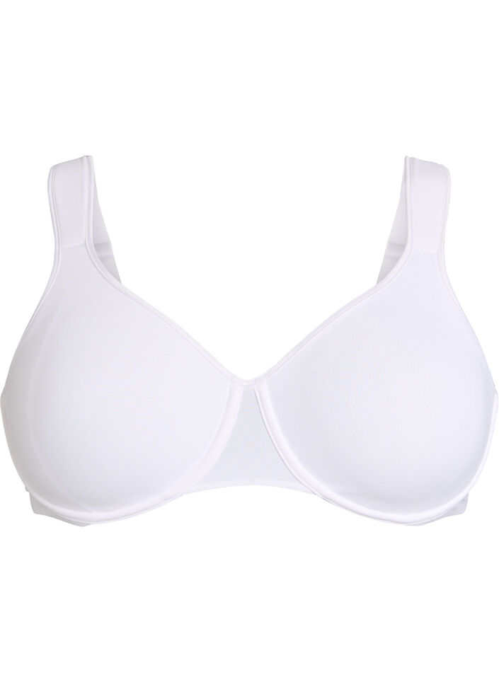 Minimizer-bh met gewatteerde bandjes, Wit, Packshot image number 0