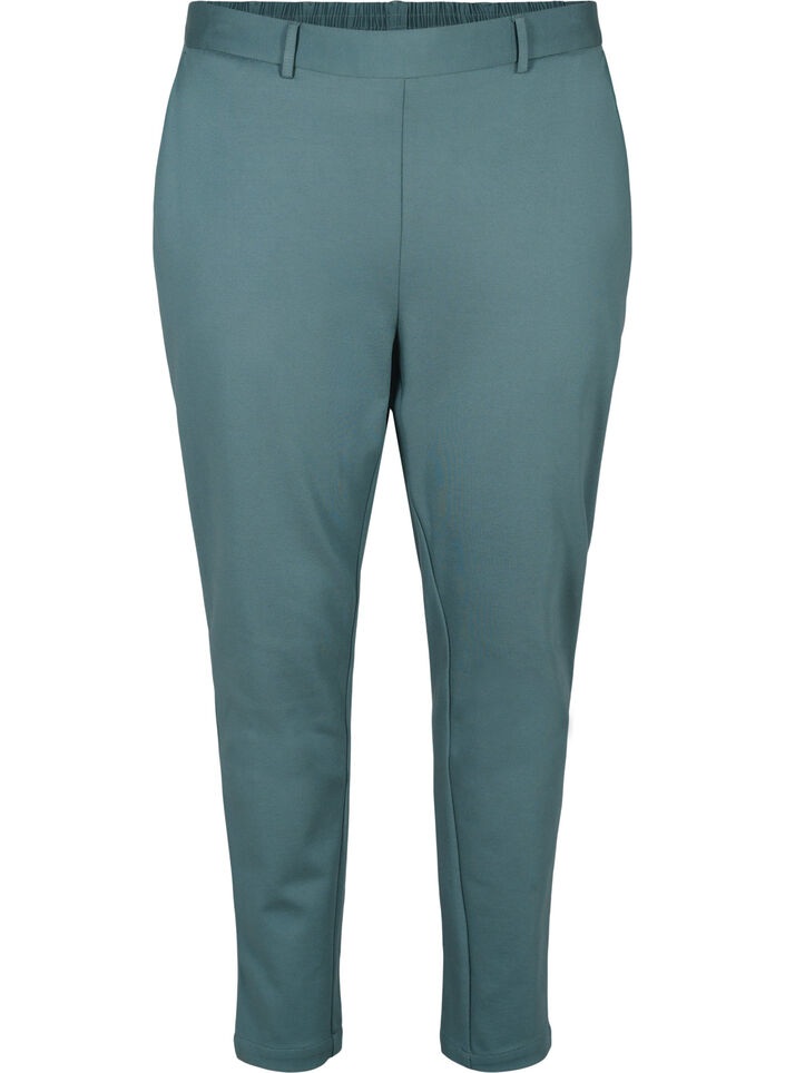 Cropped broek met zakken, Silver Pine, Packshot image number 0