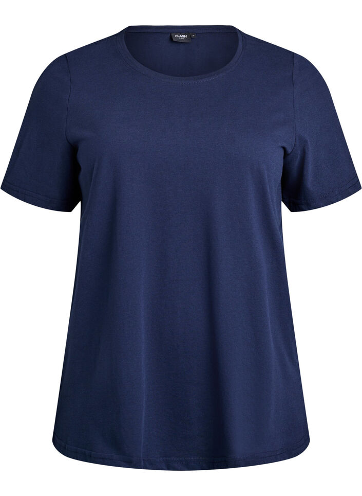 T-shirt met print, Blauw, Packshot image number 0