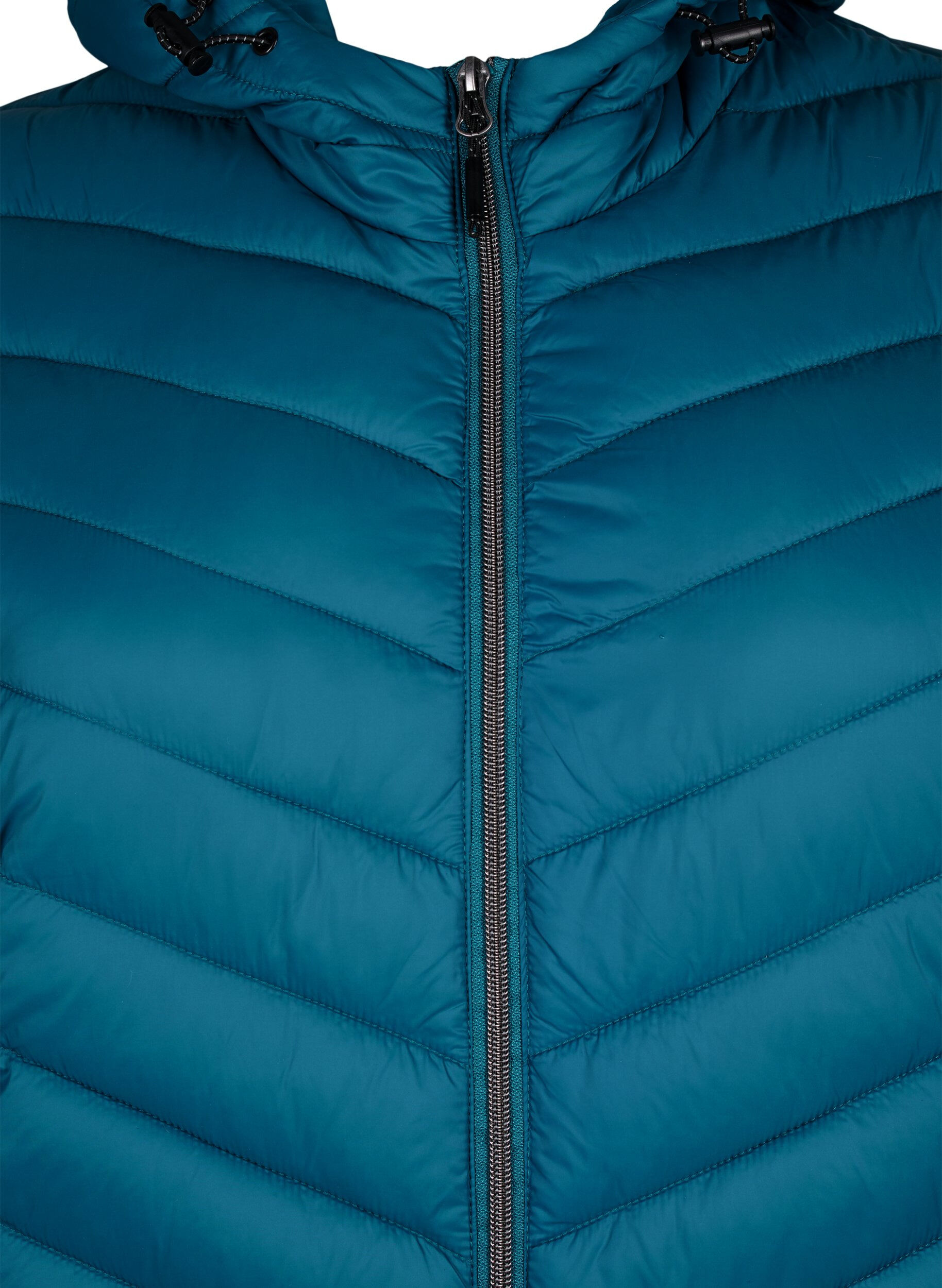 ZizziLichtgewicht jas met capuchon, Blauw, Packshot image number 2