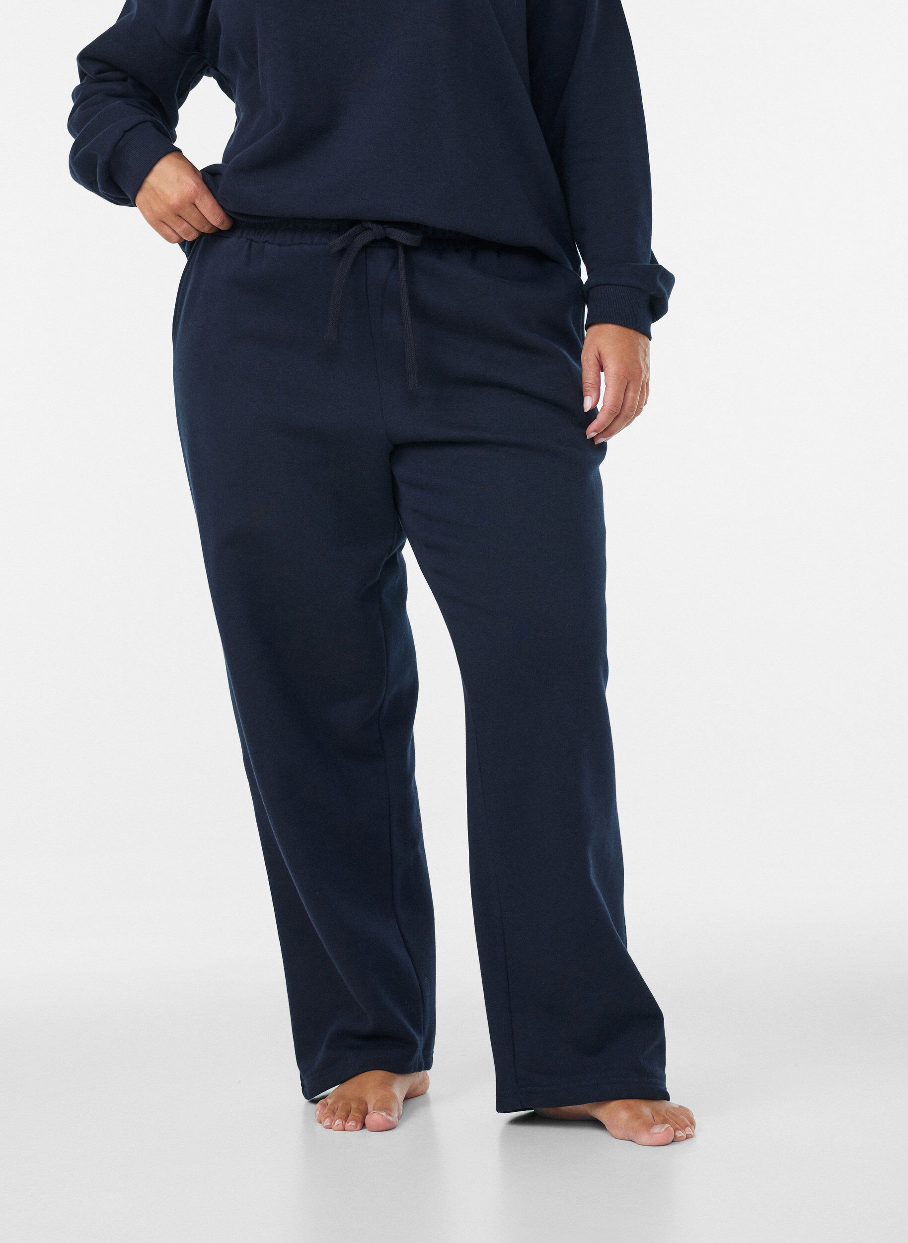 ZizziJoggingbroek met zakken, Blauw, Model image number 2
