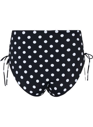 Druk bikini bodems met een hoge taille, Dotted Print, Packshot image number 1