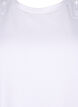 T-shirt van biologisch katoen met geborduurde details, Bright White, Packshot image number 2