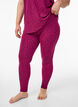 Enkellange leggings in viscose stof, Roze, Model image number 2