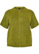 Gebreid vest met korte mouwen, Groen, Packshot image number 0