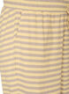 Gestreepte pyjamabroek met een high waist en wijde pijpen, Geel, Packshot image number 2