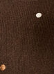 Gebreide blouse met kleine geborduurde motieven, Bruin, Packshot image number 2