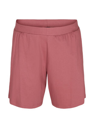 Losse katoenen shorts met zakjes, Deco Rose, Packshot image number 0