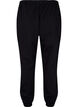 Losse katoenen broek met zakken, Zwart, Packshot image number 1