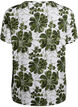 T-shirt met bloemenprint, Groen, Packshot image number 1