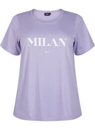 FLASH - T-shirt met motief, Lavender