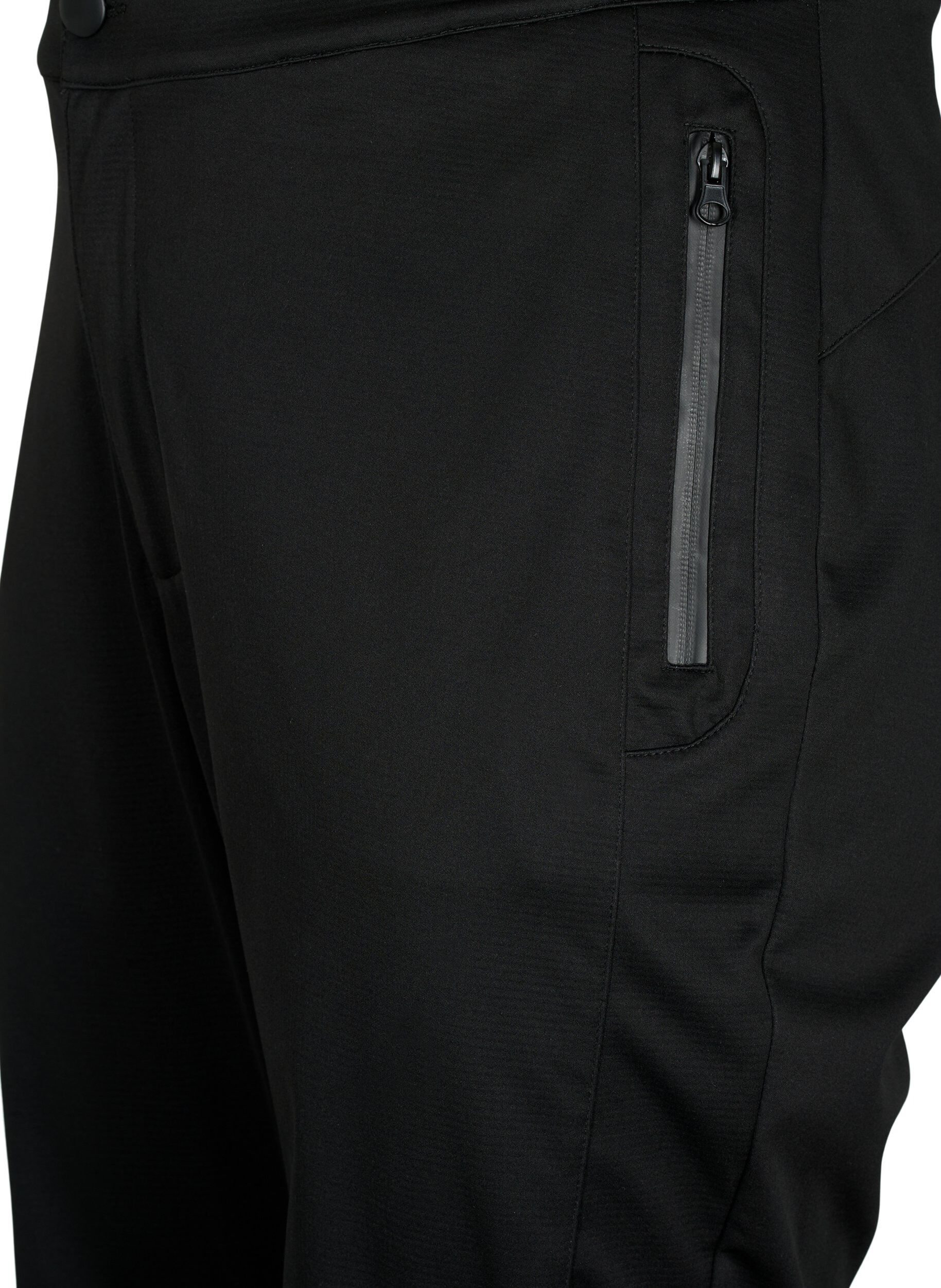 Zizzi Softshell broek, Black, Packshot image number 2
