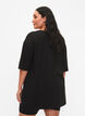 Oversized katoenen t-shirt met print, Black GOOD, Model image number 1
