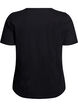 T-shirt met print, Zwart, Packshot image number 1