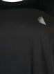 Trainings-T-shirt met ronde hals, Black, Packshot image number 2