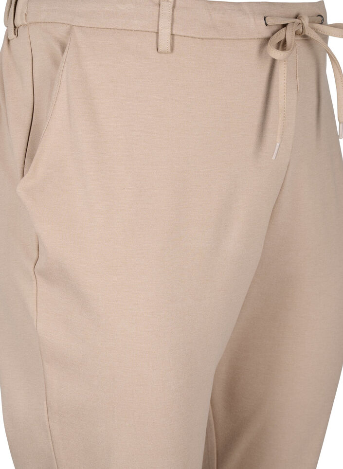 Cropped Maddison broek, Beige, Packshot image number 2