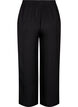 Losse broek met elastische tailleband en zakken, Zwart, Packshot image number 1