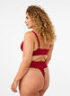 Zonder kruis kanten string, Rood, Model image number 1