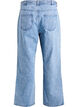 Straight-fit jeans met een strikceintuur, Blauw, Packshot image number 1