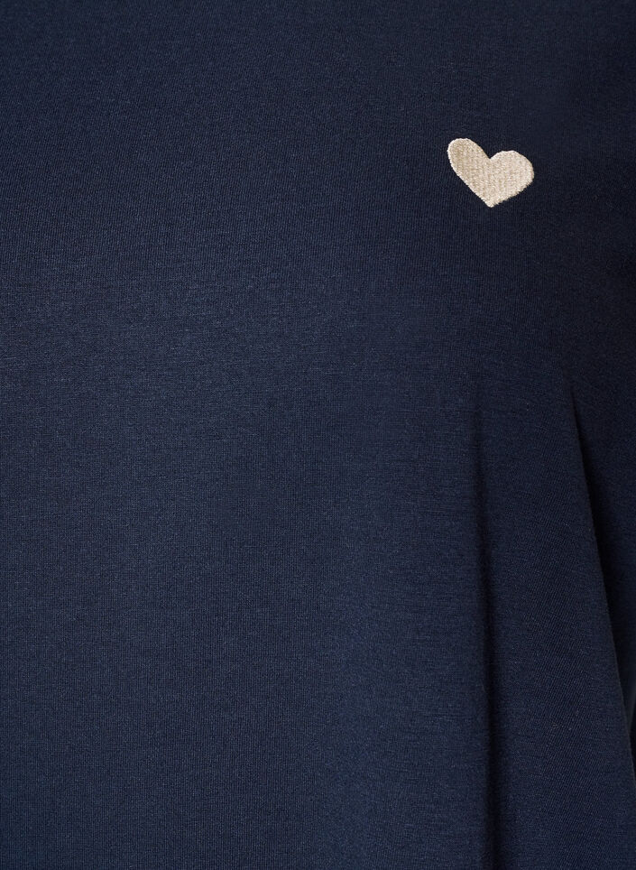 T-shirt met print, Blauw, Packshot image number 2