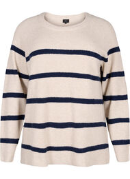 Ribtrui met strepen, P.Stone/Navy.B.Mel.