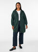 Lange hoodie met ritssluiting en zakken, Groen, Model image number 1