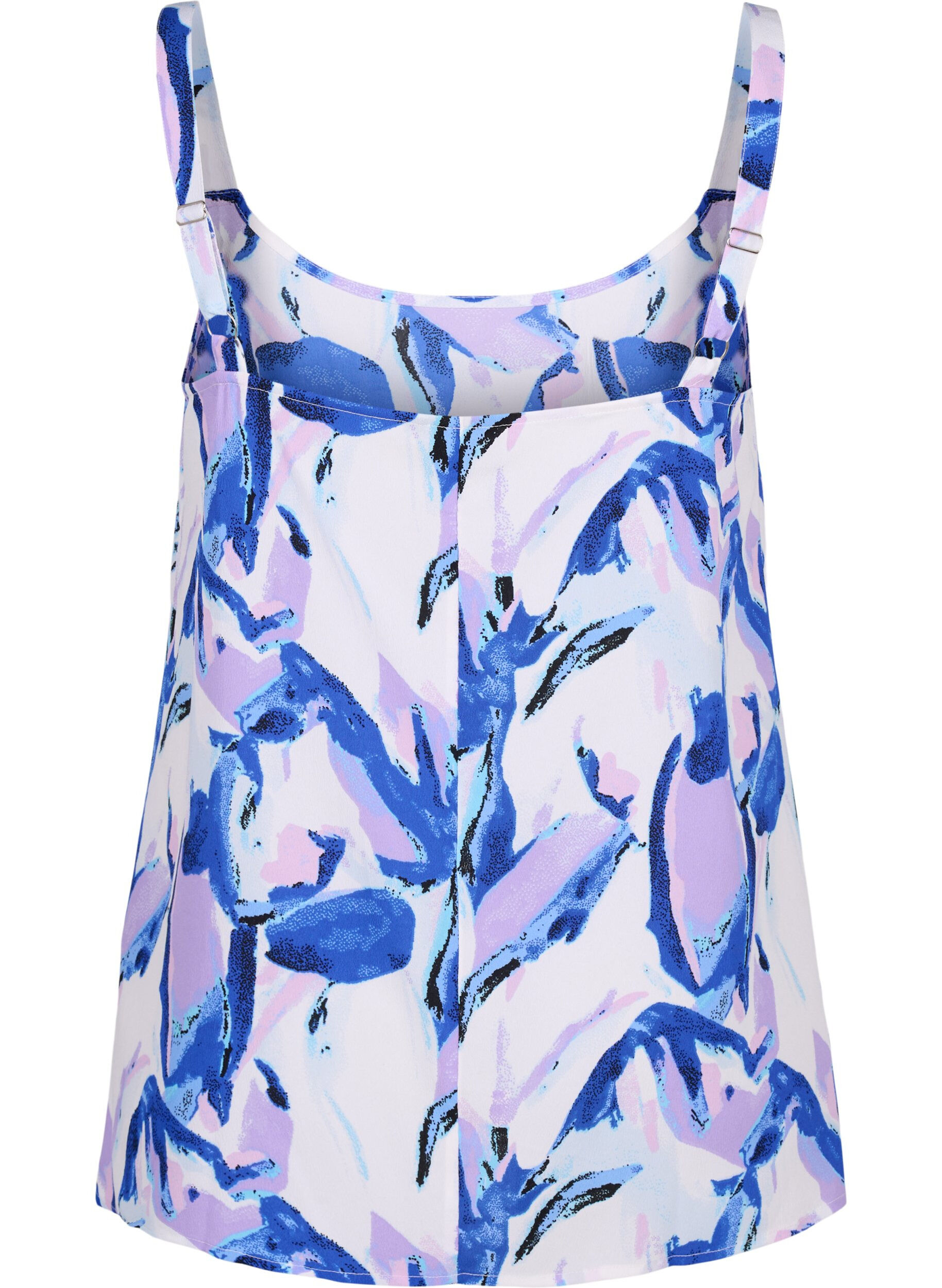 Zizzi FLASH - Top met print, Snow White Flower, Packshot image number 1