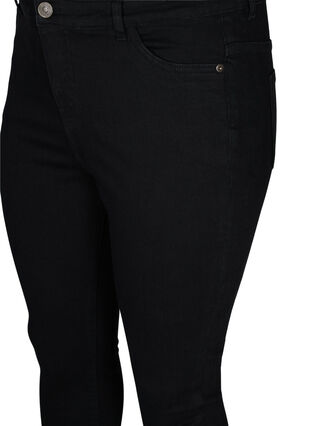 Super smalle Amy jeans met hoge taille, Black, Packshot image number 2