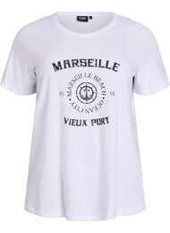 T-shirt met print, Wit