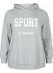 Sweat hoodie, Light Grey Melange, Packshot image number 0