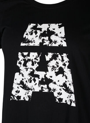 Sport-T-shirt met print, Black Big A, Packshot image number 2