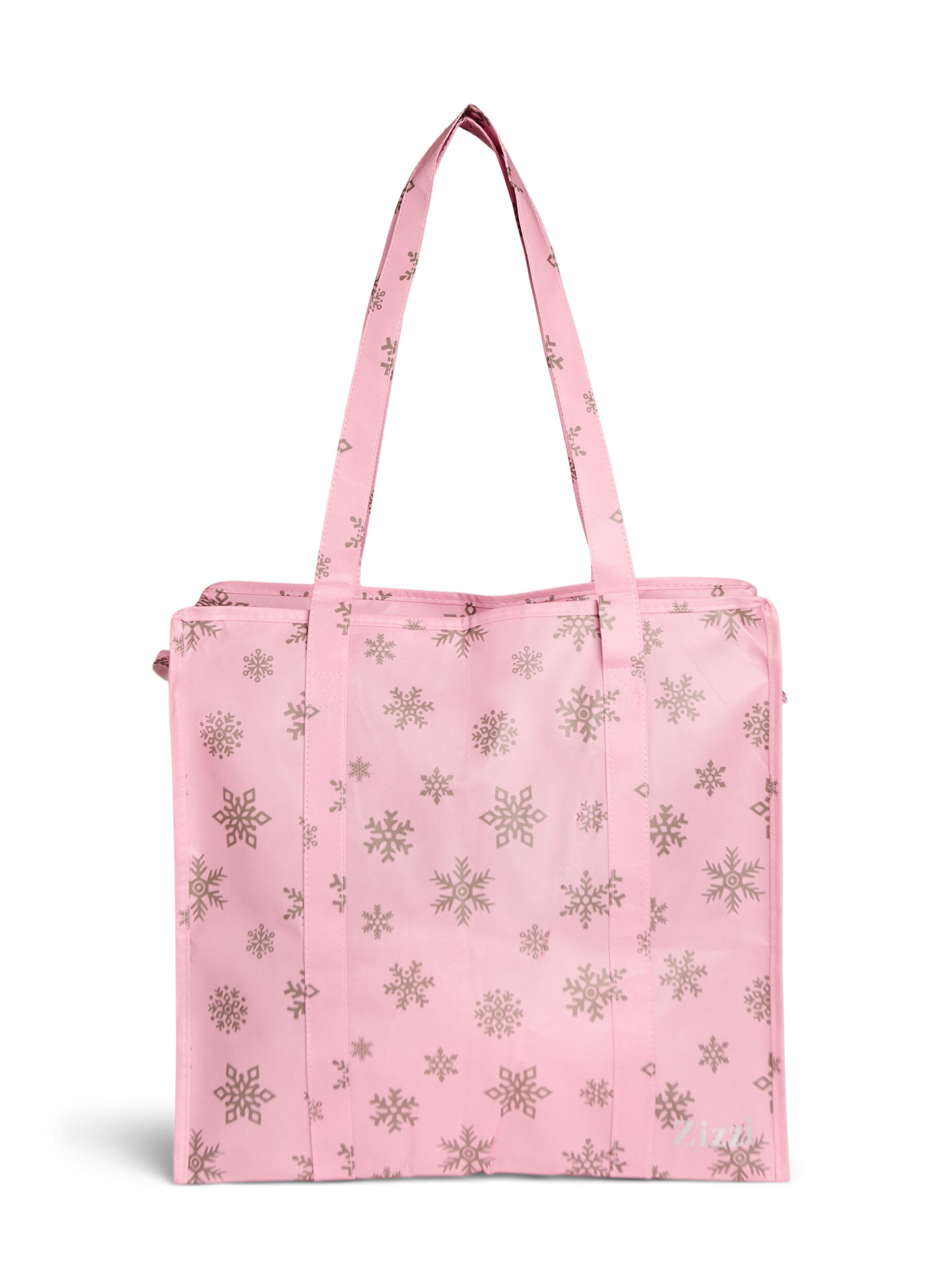 Zizzi Shoppingtas met ritssluiting, Rood, Packshot image number 1