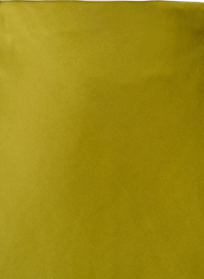 Satijnen midi rok, Groen, Packshot
