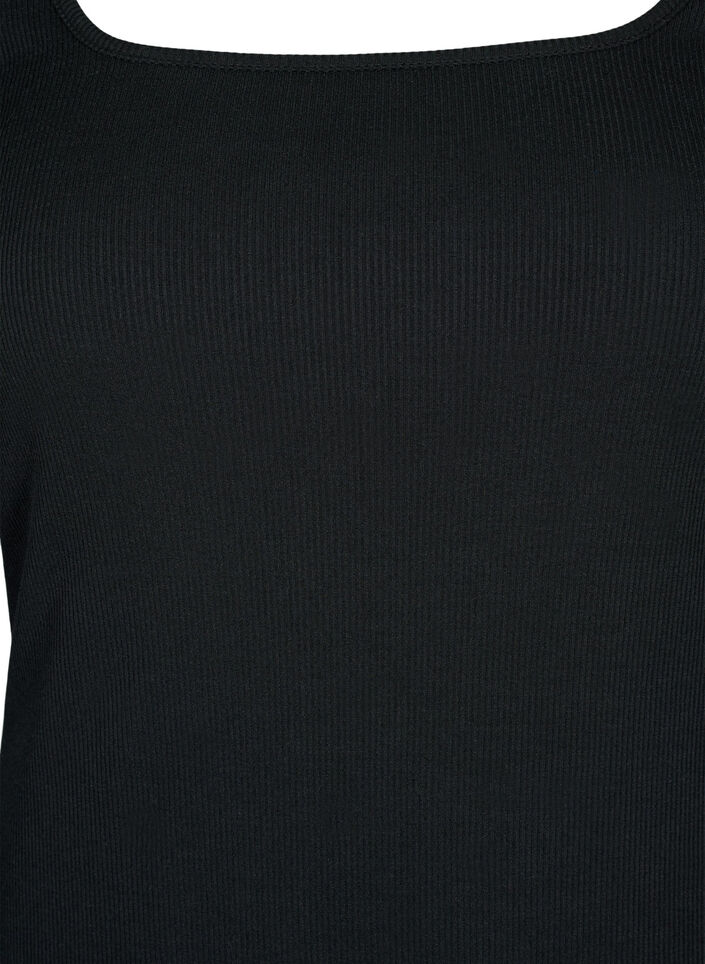 Nauw aansluitende jurk met lange mouwen en een split, Black, Packshot image number 2