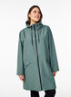 Regenjas met zakken en capuchon, Groen, Model image number 0