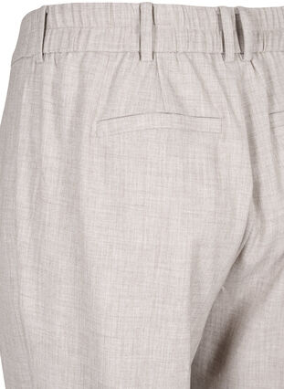 Gemêleerde broek met elastiek en knoopsluiting, String, Packshot image number 3