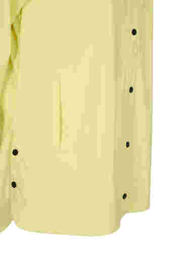 Regenjas met capuchon en zakken, Pale Banana, Packshot image number 3
