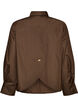 Shirt met decoratief detail op de rug, Bruin, Packshot image number 1
