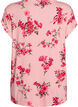 T-shirt met bloemenprint, Roze, Packshot image number 1