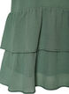 Blouse met V-hals en ruches, Groen, Packshot image number 3