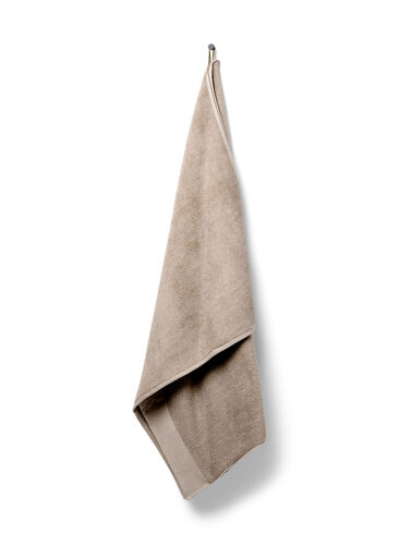 Handdoek van katoenen badstof, Aluminum, Packshot image number 0