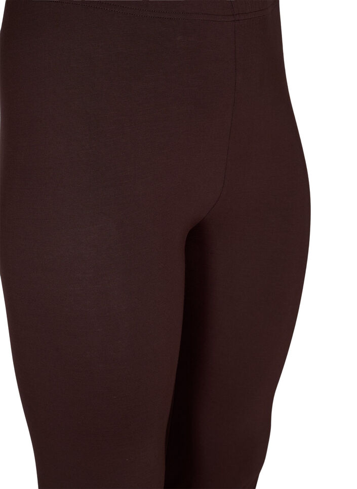 Basic legging in viscose, Bruin, Packshot image number 2